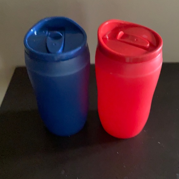 Set of 2 cups+lids - Picture 1 of 7